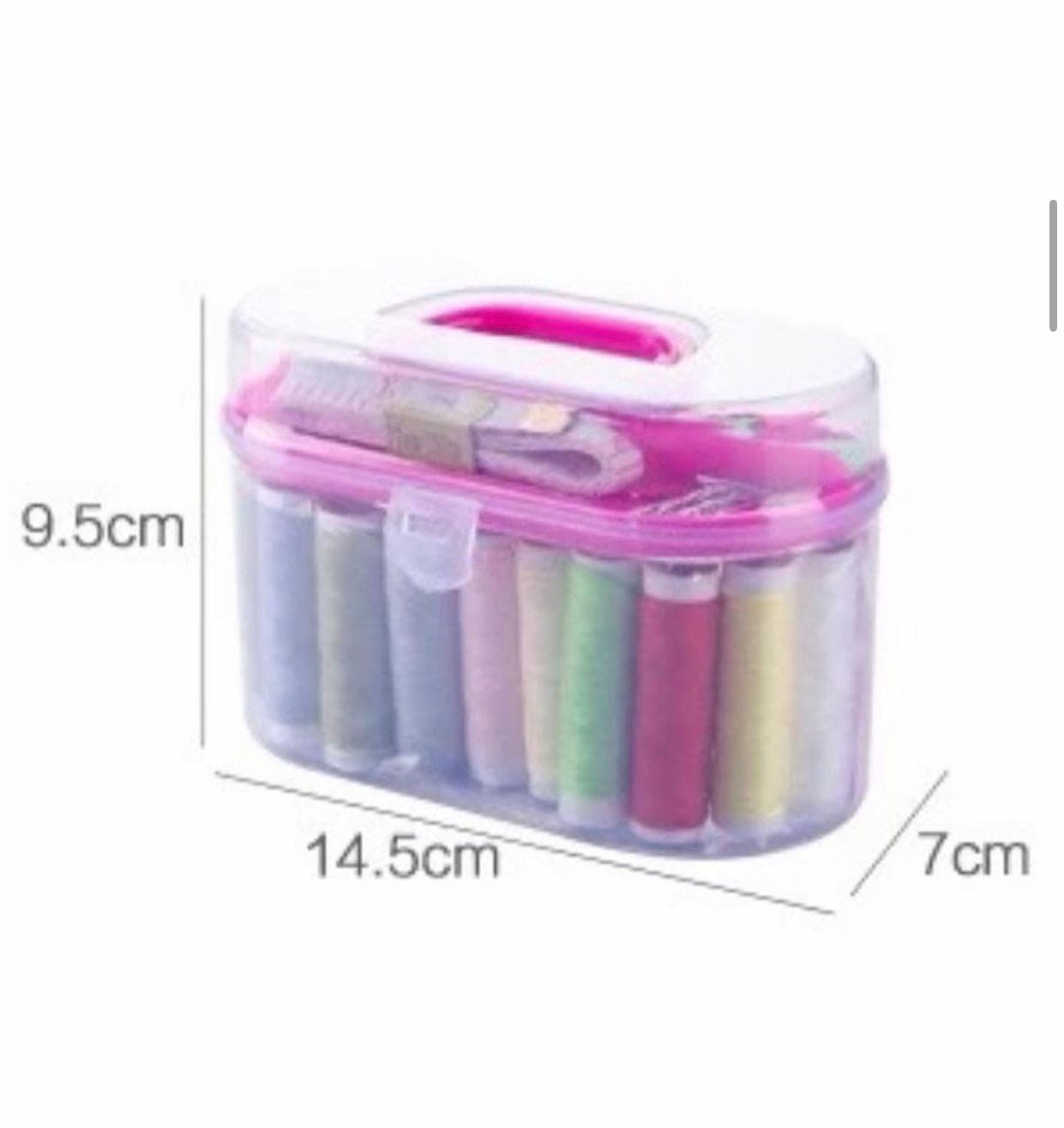 Mini Travel Sewing Box With Color Needle Threads, Sewing Supplies Organizer For Travel, Basic Emergency Sewing Kits Tools Set Mini Travel Sewing Box With Color Needle Threads, Sewing Supplies Organizer For Travel, Basic Emergency Sewing Kits Tools Set